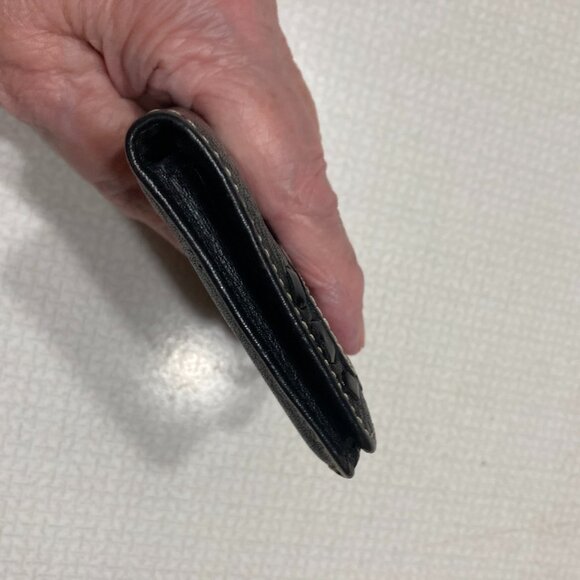 EUC Brighton Black Pebble Leather Wallet - Picture 4 of 8